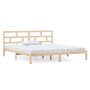 Estructura de cama madera maciza de pino 140x190 cm de , Camas y somieres - Ref: Foro24-3101198, Precio: 115,35 €, Descuento: %