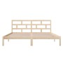Estructura de cama madera maciza de pino 140x190 cm de , Camas y somieres - Ref: Foro24-3101198, Precio: 115,35 €, Descuento: %