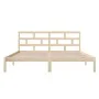 Solid pine wood bed frame 140x190 cm by , Beds and slatted bases - Ref: Foro24-3101198, Price: 113,29 €, Discount: %