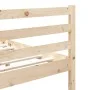 Small solid wood single bed frame 75x190 cm by , Beds and slatted bases - Ref: Foro24-3101243, Price: 88,23 €, Discount: %