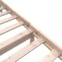 Solid pine wood bed frame 100x200 cm by , Beds and slatted bases - Ref: Foro24-3101338, Price: 113,16 €, Discount: %