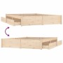 Bed frame with drawers 120x190 cm by , Beds and slatted bases - Ref: Foro24-3103493, Price: 204,39 €, Discount: %