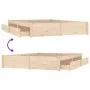 Bed frame with drawers 120x190 cm by , Beds and slatted bases - Ref: Foro24-3103493, Price: 201,92 €, Discount: %