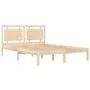 Estructura de cama de madera maciza 140x200 cm de , Camas y somieres - Ref: Foro24-3105535, Precio: 125,51 €, Descuento: %