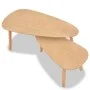 Set of coffee tables 2 units solid brown pine wood by vidaXL, Coffee table - Ref: Foro24-244733, Price: 98,43 €, Discount: %