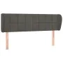Kopfteil aus dunkelgrauem Samt, 147 x 23 x 78/88 cm von , Kopf- und Fußteile - Ref: Foro24-3117193, Preis: 67,38 €, Rabatt: %