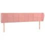 Rosa Samtkopfteil 163x23x78/88 cm von , Kopf- und Fußteile - Ref: Foro24-3117203, Preis: 70,07 €, Rabatt: %