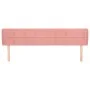 Rosa Samtkopfteil 163x23x78/88 cm von , Kopf- und Fußteile - Ref: Foro24-3117203, Preis: 70,07 €, Rabatt: %