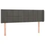 Kopfteil aus dunkelgrauem Samt, 147 x 16 x 78/88 cm von , Kopf- und Fußteile - Ref: Foro24-3118817, Preis: 63,34 €, Rabatt: %