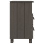 Nachttische 2 Stück HAMAR massives Kiefernholz hellgrau 40x35x62 cm von vidaXL, Nachttische - Ref: Foro24-340419, Preis: 120,...
