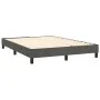 Box spring bed with dark gray velvet mattress 140x200 cm by , Beds and slatted bases - Ref: Foro24-3127494, Price: 432,99 €, ...