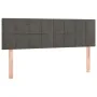 Box spring bed with dark gray velvet mattress 140x200 cm by , Beds and slatted bases - Ref: Foro24-3127494, Price: 432,99 €, ...