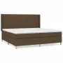 Boxspringbett mit dunkelbrauner Stoffmatratze 200x200 cm von , Betten und Lattenroste - Ref: Foro24-3132020, Preis: 659,27 €,...
