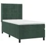 Box spring bed with dark green velvet mattress 90x190 cm by , Beds and slatted bases - Ref: Foro24-3132654, Price: 328,13 €, ...