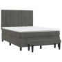 Boxspringbett mit dunkelgrauer Samtmatratze 140x190 cm von , Betten und Lattenroste - Ref: Foro24-3137840, Preis: 533,36 €, R...