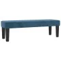 Box spring bed with dark blue velvet mattress 180x200 cm by , Beds and slatted bases - Ref: Foro24-3137861, Price: 699,23 €, ...