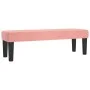 Box spring bed with pink velvet mattress 160x200 cm by , Beds and slatted bases - Ref: Foro24-3137856, Price: 562,05 €, Disco...