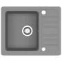 Granite kitchen sink with a gray bowl by vidaXL, Sinks - Ref: Foro24-142953, Price: 144,00 €, Discount: %