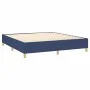 Box spring bed with blue fabric mattress 160x200 cm by , Beds and slatted bases - Ref: Foro24-3142351, Price: 548,52 €, Disco...