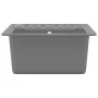 Granite kitchen sink with a gray bowl by vidaXL, Sinks - Ref: Foro24-142953, Price: 144,00 €, Discount: %