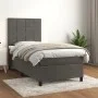 Box spring bed with dark gray velvet mattress 80x200 cm by , Beds and slatted bases - Ref: Foro24-3142990, Price: 318,58 €, D...