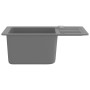Küchenspüle aus Granit mit grauer Schüssel von vidaXL, Sinkt - Ref: Foro24-142953, Preis: 145,97 €, Rabatt: %