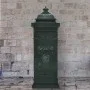 Buzón de columna de aluminio estilo vintage inoxidable verde de vidaXL, Buzones de correo - Ref: Foro24-43890, Precio: 278,02...