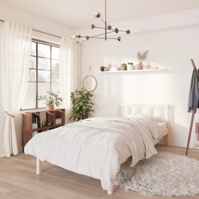 Bettgestell aus massivem Kiefernholz, 100 x 200 cm von , Betten und Lattenroste - Ref: Foro24-810072, Preis: 83,57 €, Rabatt: %