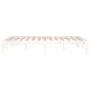 Small double bed frame white solid wood 120x190cm by , Beds and slatted bases - Ref: Foro24-810336, Price: 99,30 €, Discount: %