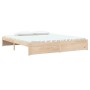 Solid wood bed frame 180x200 cm by , Beds and slatted bases - Ref: Foro24-814964, Price: 141,22 €, Discount: %