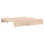 Solid wood bed frame 180x200 cm by , Beds and slatted bases - Ref: Foro24-814964, Price: 141,22 €, Discount: %