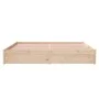 Solid wood bed frame 180x200 cm by , Beds and slatted bases - Ref: Foro24-814964, Price: 139,91 €, Discount: %