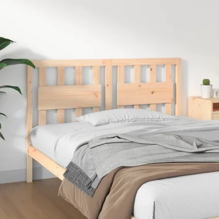 Bettkopfteil aus massivem Kiefernholz, 145,5 x 4 x 100 cm von , Kopf- und Fußteile - Ref: Foro24-818570, Preis: 39,68 €, Raba...