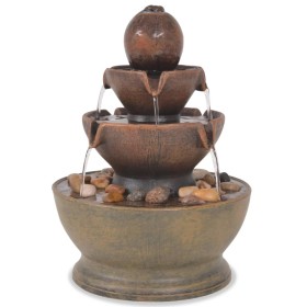 Indoor fountain with polyresin pump by vidaXL, Fountains and waterfalls - Ref: Foro24-244287, Price: 37,82 €, Discount: %