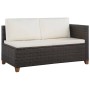 Gartenmöbel-Set mit Kissen, 4-teilig, braunes synthetisches Rattan von vidaXL, Gartensets - Ref: Foro24-44108, Preis: 352,80 ...