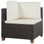 Gartenmöbel-Set mit Kissen, 4-teilig, braunes synthetisches Rattan von vidaXL, Gartensets - Ref: Foro24-44108, Preis: 352,80 ...