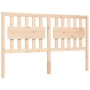 Bed frame with solid wood headboard 160x200 cm by , Beds and slatted bases - Ref: Foro24-3192436, Price: 147,49 €, Discount: %