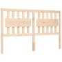 Bed frame with solid wood headboard 160x200 cm by , Beds and slatted bases - Ref: Foro24-3192436, Price: 145,62 €, Discount: %
