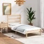 Solid wood bed frame 90x190 cm by , Beds and slatted bases - Ref: Foro24-3104898, Price: 76,86 €, Discount: %