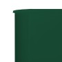 Paravientos de playa de 3 paneles tela verde 400x80 cm