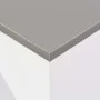 Stehtisch mit weißem Rollregal 138x39x110 cm von , Küchen- und Esstische - Ref: Foro24-280226, Preis: 118,23 €, Rabatt: %