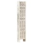 5-teiliger handgeschnitzter Paravent mit weißem Mangoholz 200x165 cm von , Raumteiler - Ref: Foro24-285320, Preis: 285,69 €, ...