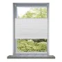 White folding pleated blind 70X125cm by , Blinds and blinds - Ref: Foro24-240598, Price: 24,96 €, Discount: %