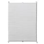 White folding pleated blind 70X125cm by , Blinds and blinds - Ref: Foro24-240598, Price: 24,96 €, Discount: %