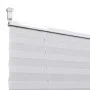 White folding pleated blind 70X125cm by , Blinds and blinds - Ref: Foro24-240598, Price: 24,96 €, Discount: %