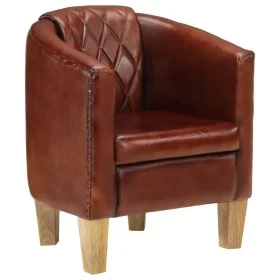 Brauner Sessel aus echtem Leder von , Sessel - Ref: Foro24-359638, Preis: 251,93 €, Rabatt: %