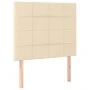 Box spring bed with cream fabric mattress 90x190 cm by , Beds and slatted bases - Ref: Foro24-3131398, Price: 359,35 €, Disco...