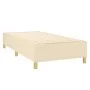 Box spring bed mattress and LED lights cream fabric 90x190 cm by , Beds and slatted bases - Ref: Foro24-3138842, Price: 372,7...
