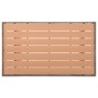 Gray synthetic rattan garden table 120x70x66 cm by , Garden tables - Ref: Foro24-316584, Price: 242,39 €, Discount: %