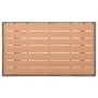 Gray synthetic rattan garden table 120x70x66 cm by , Garden tables - Ref: Foro24-316584, Price: 225,91 €, Discount: %